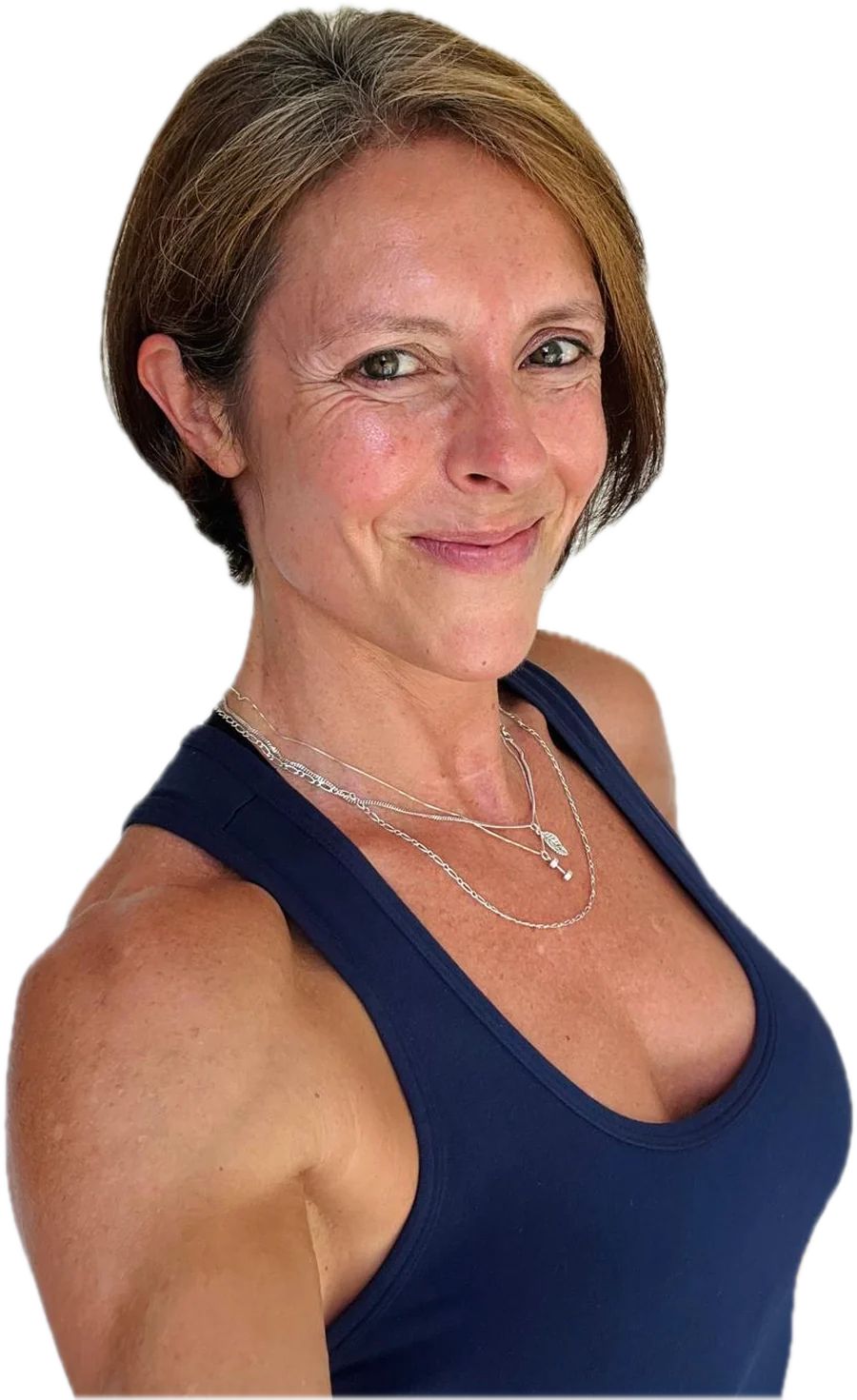 Lauren, personal trainer, in the studio